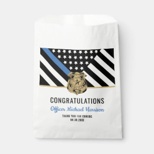 Police Officer Graduation Law Enforcement Academy Favour Bag