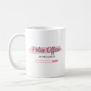 Police Officer In Progress – Personalized Coffee Mug