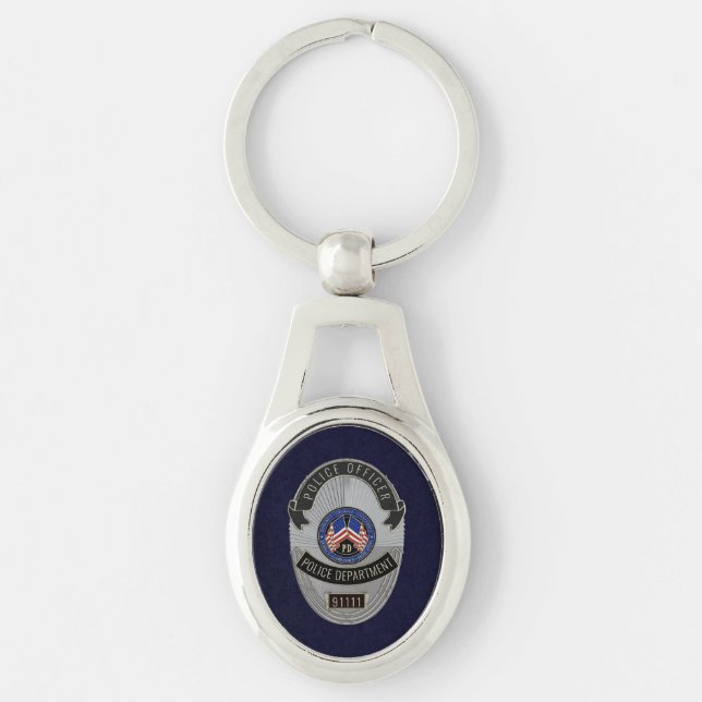 Police Officer Keychain (Front)