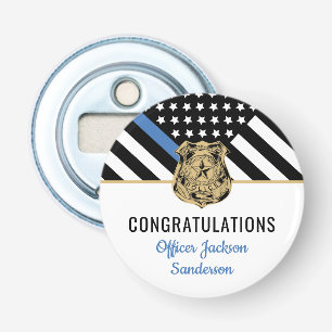 Police Officer Law Enforcement Retirement Party Bottle Opener