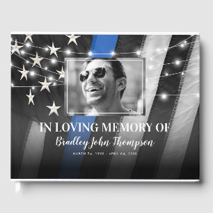 Police Officer Memorial   Thin Blue Line Guest Book