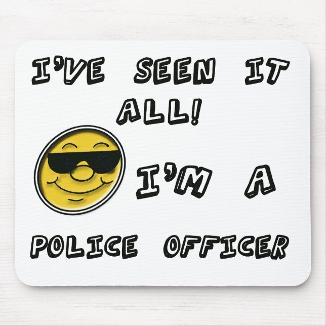 Police Officer Mouse Pad (Front)