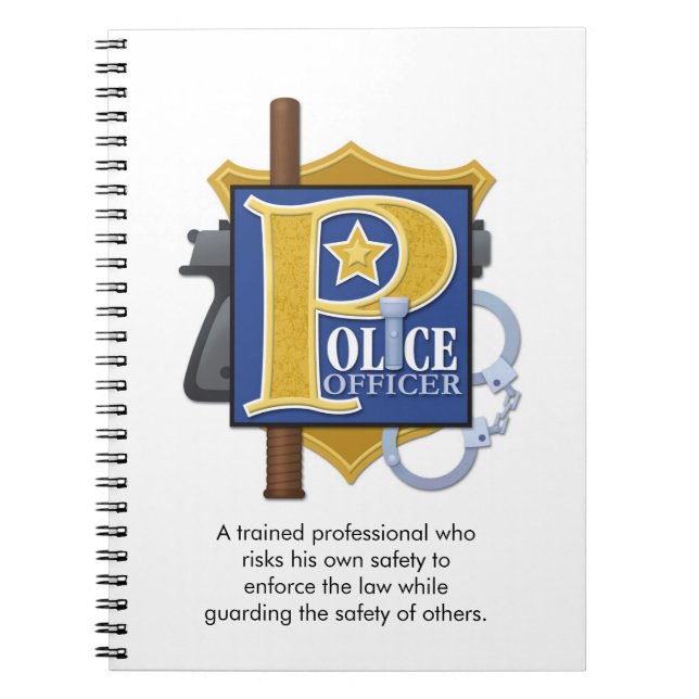 “Police Officer” Notebook (Front)