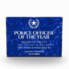 Police Officer of the Year Blue Marble