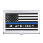 Police Officer Personalized Thin Blue Line 