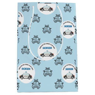 Police Officer Policeman Birthday Party Medium Gift Bag