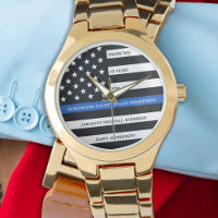 Police Officer Retirement Custom Thin Blue Line