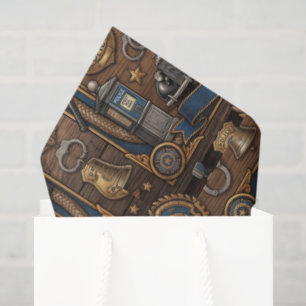 Police Officer Retirement or Birthday Party Tissue Paper