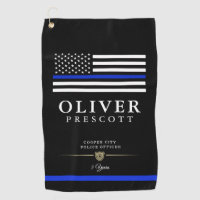 Police Officer | Service Anniversary Black