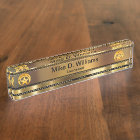 Police Officer Staff Custom Desk Name Plate