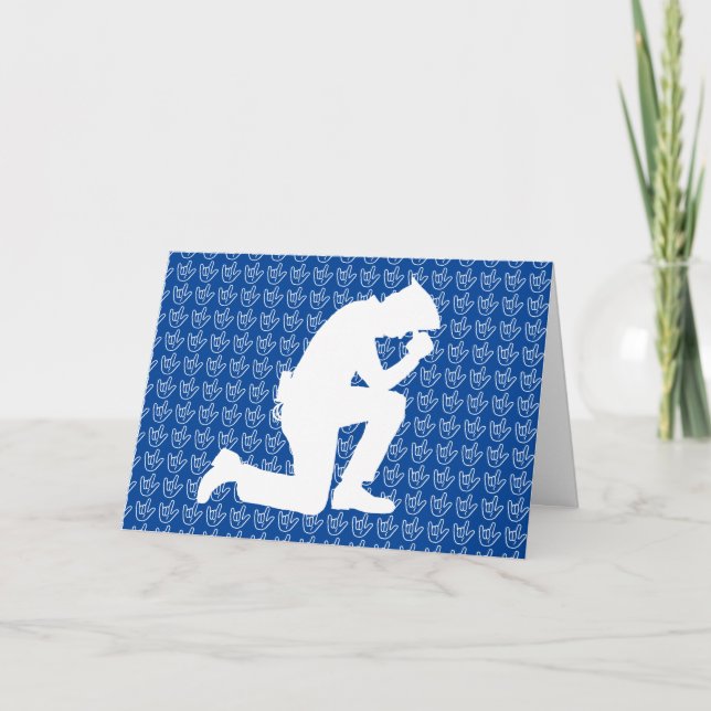 Police Officer Thank You Card (Front)
