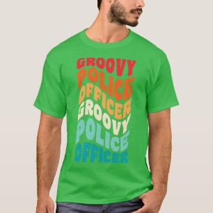 Police Officer Vintage Retro 60s 70s 80s Vibes T-Shirt