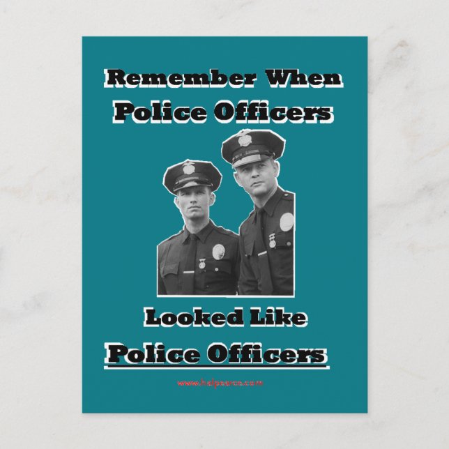 Police Officers Postcard (Front)