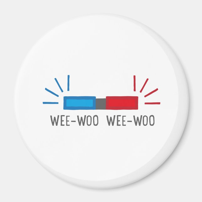 Police or Ambulance Siren Magnet (Front)