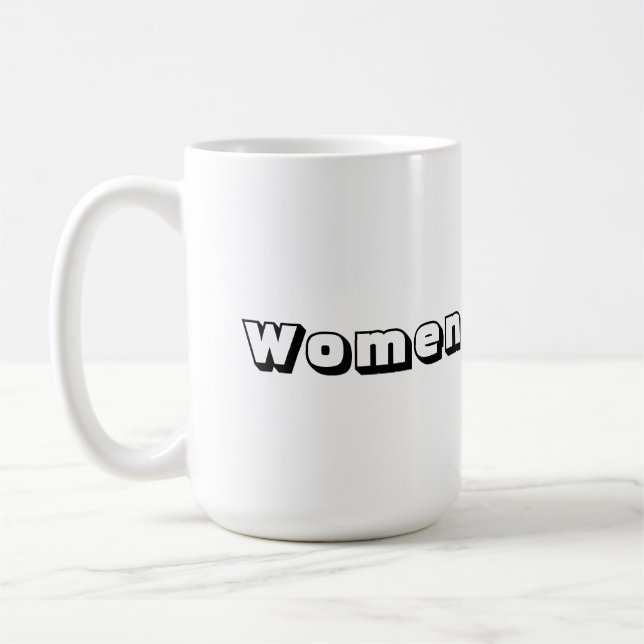 Police Pakenham Femmes Couleur noire Texte Mugs cl (Gauche)