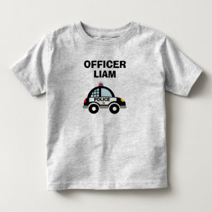 Police patrol car t shirt for toddler