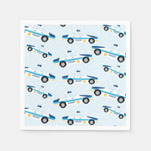 Police pattern napkin