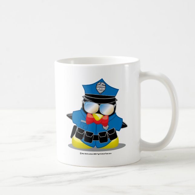 Police Penguin Coffee Mug (Right)