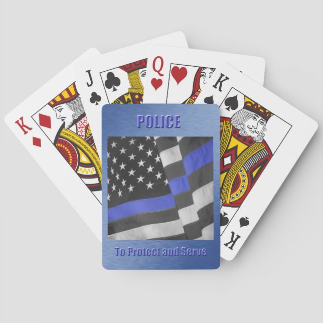 Police Playing Cards (Back)