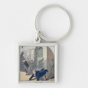 Police! Police! Song Book Cover, c.1865 Keychain