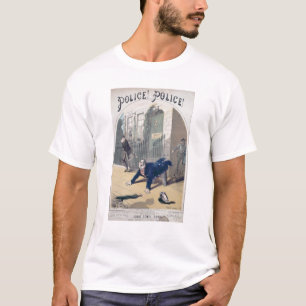 Police! Police! Song Book Cover, c.1865 T-Shirt