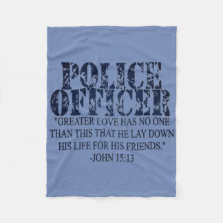 Police Prayer Blanket