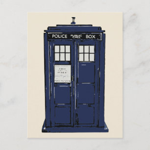 Police Public Call Box Postcard