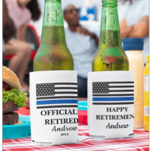 Police Retirement Party  Can Cooler