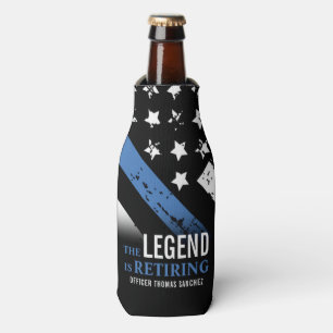 Police Retirement Party Law Enforcement Officer Bottle Cooler