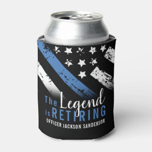 Police Retirement Party Law Enforcement Officer Can Cooler