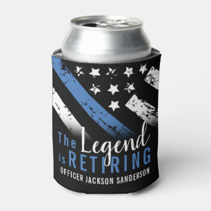 Police Retirement Party Law Enforcement Officer Can Cooler