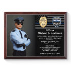Police Retirement Thin Blue Line Custom Photo