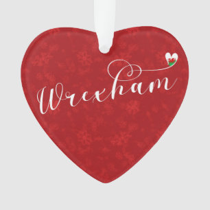 Police Script Wrexham, Drapeau Gallois En Coeur