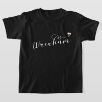 Police Script Wrexham, Drapeau Gallois En T-shirt 
