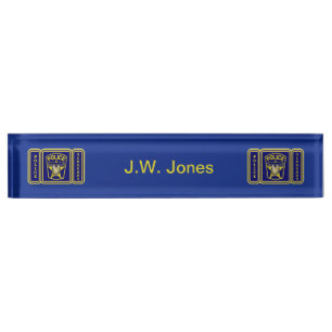 Police Sergeant Nameplate