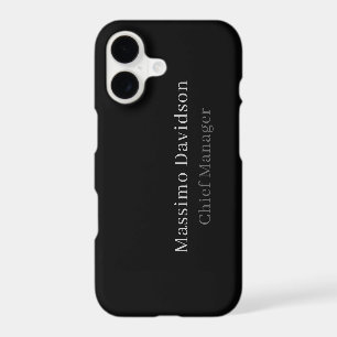 Police Serif Minimaliste Moderne Gris Noir