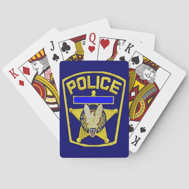 Police Shield Playing Cards (Back)