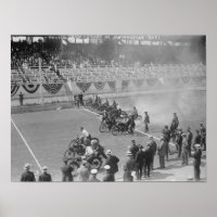Police Show -- Start of Motorcycle Race