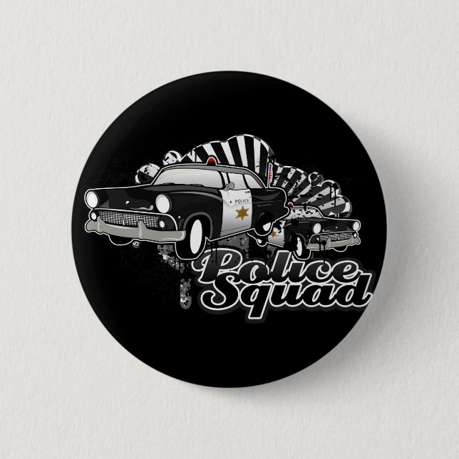 Police Squad 2 Inch Round Button (Front)