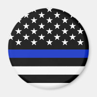 Police Styled American Flag.