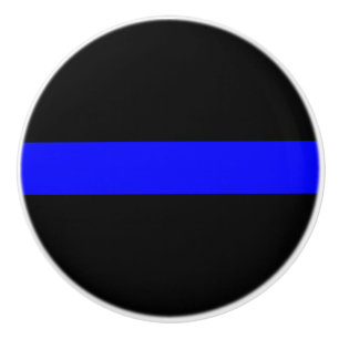 Police - The Thin Blue Line Ceramic Knob