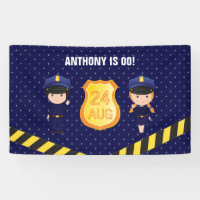 Police themed Birthday Party personalized