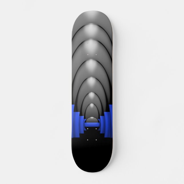 Police Thin Ble Line Skateboard (Front)