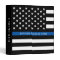 Police Thin Blue Line American Flag Add Name