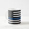 Police Thin Blue Line American Flag Add Name