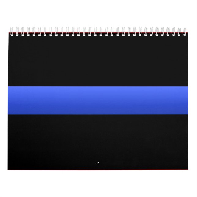 Police Thin Blue Line Calendar (Cover)