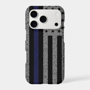 Police Thin Blue Line Flag Case-Mate iPhone Case