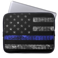 Police Thin Blue Line Flag