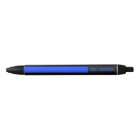 Police Thin Blue Line Monogram Black Ink Pen
