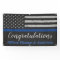 Police Thin Blue Line Personalize Graduation Party